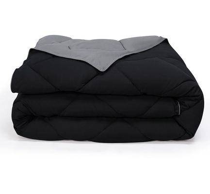Bicolor Solid Microfiber Comforter Hypoallergenic 150gsm - 400gsm Microfibre Quilt