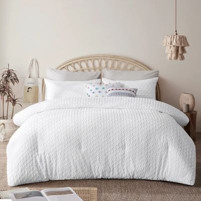 Jacquard Tufted Cozy And Breathable Cotton Comforter Factory