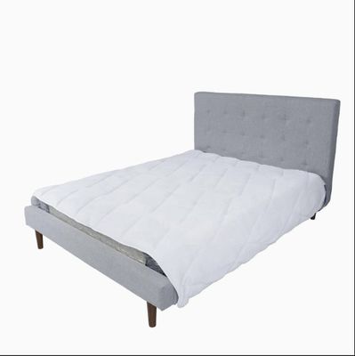 Anti Allergic Diamond Shaped White Color Flannel Duvet With Filling Quilt