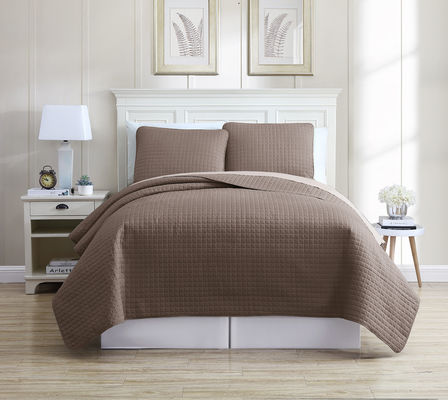 Microfiber Polyester Fiber Bed Spread with Ultrasonic Style Machine Washable and Cozy