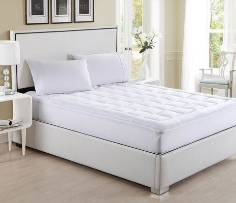 Cotton / Polyester Blend Bedding Mattress Protector Cover Waterproof Fitted Sheet Style