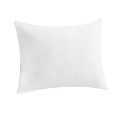 White 100 Percent Cotton Pillows Zippered Machine Washable Pillow