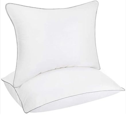 Hypoallergenic Soft 100% Cotton Pillow 200 - 300 Thread Count 100 Percent Cotton Pillows