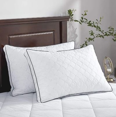 Gusset 100% Cotton Pillow Hypoallergenic White 100 Percent Down Comforter