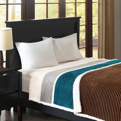 Luxurious Breathable Flannel Blanket Flannel Fleece Throw Blanket For Home Travel Hotel