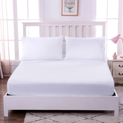 Soft Cotton Bedding Set King White Breathable 400 Thread Count Cotton Sheets