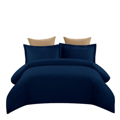 80gsm 90gsm Soft King Microfiber Duvet Cover Pillow Cases Set Breathability Customizable