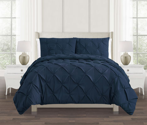 Hypoallergenic Fade Resistant Microfiber Duvet Cover Set With Zipper Closure