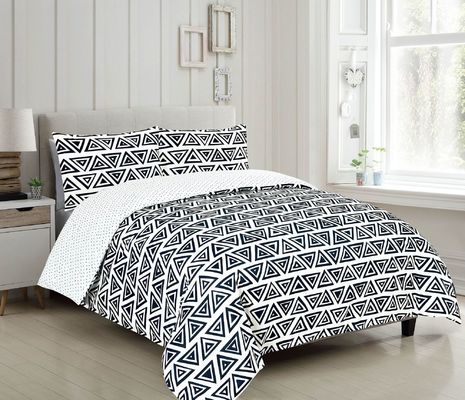 Colorful Hypoallergenic Modern Print Duvet Cover Set High Durability