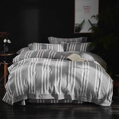 Cotton Colorful Printed Duvet Cover Breathable Fabric Colorful Bedding Set