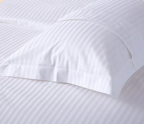 Satin Stripe Soft Pillow Cases Set Personalised Silk Pillowcase For Comfort  Hypoallergenic