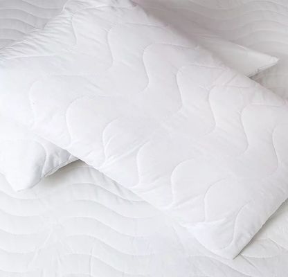 Quilted Cotton Pillow Case Set Custom Pillow Cases Waterproof Hidden Zipper Closure Machine Washable