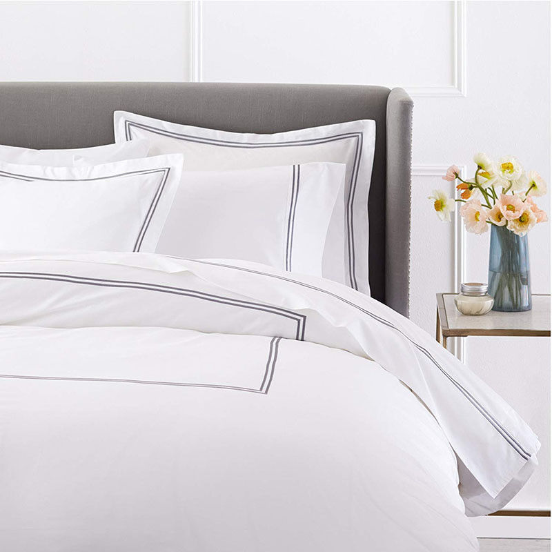 Luxury 100% Hotel Cotton Sheet Sets Set in All Season Colors 233/300/400 Thread Count