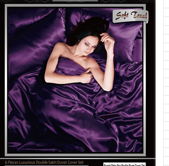 Customized Color Sateen Satin Bed Sheet Set Hypoallergenic Fade Resistant for All Seasons
