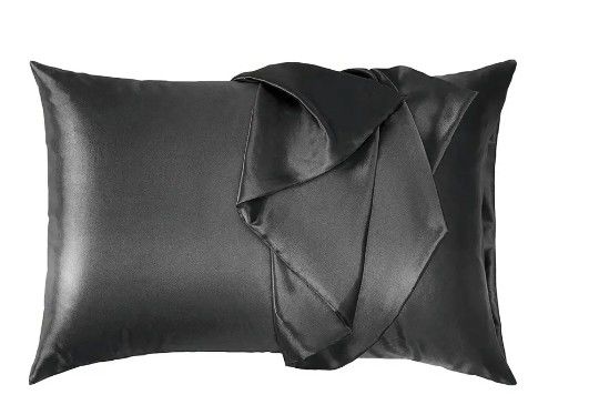Luxurious Satin Pillow Case Set in Customized Colors with Hidden Zipper Closure